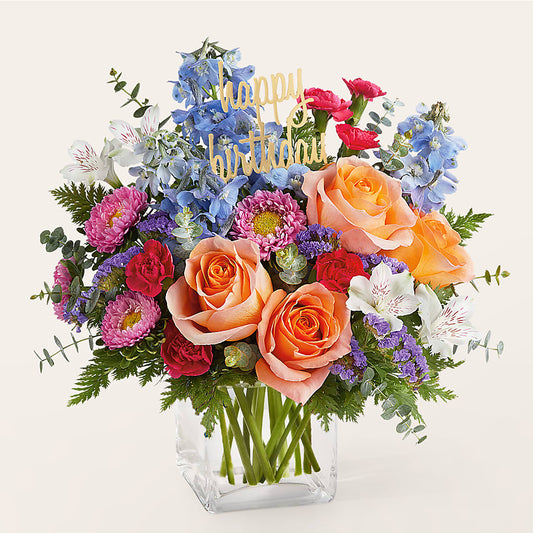 Birthday Bash Bouquet –  The Eclectic Florist, Northwood NH
