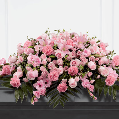 Garden of Comfort Casket Spray (Standard) –  The Eclectic Florist, Northwood NH