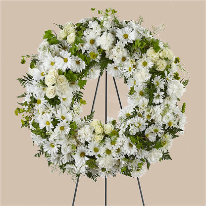 Faithful Wishes Wreath –  The Eclectic Florist, Northwood NH