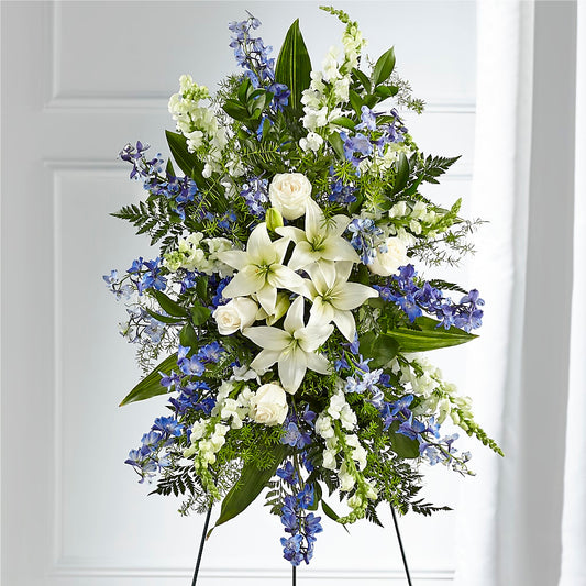 Faithful Friend Standing Spray –  The Eclectic Florist, Northwood NH
