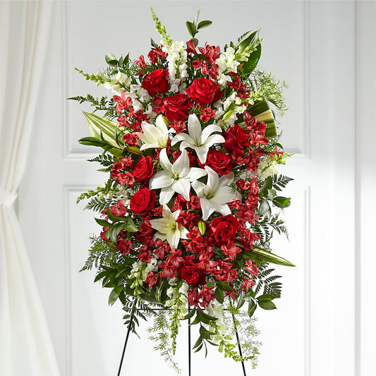 Everlasting Memory Standing Spray –  The Eclectic Florist, Northwood NH