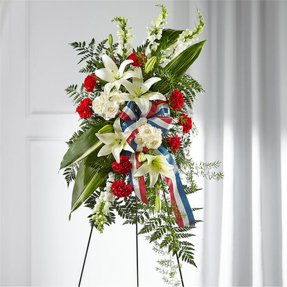 Stars of Life Standing Spray –  The Eclectic Florist, Northwood NH