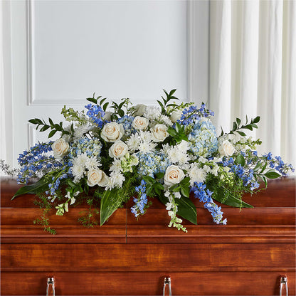 Timeless Essence Casket Spray –  The Eclectic Florist, Northwood NH