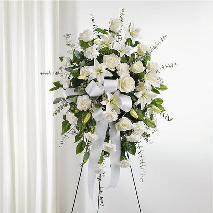 With Care Standing Spray –  The Eclectic Florist, Northwood NH
