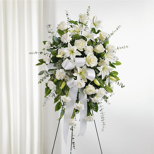 With Care Standing Spray –  The Eclectic Florist, Northwood NH