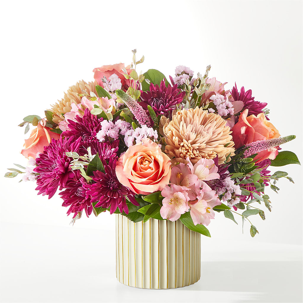 Berry Cobbler Bouquet with Ivory Vase –  The Eclectic Florist, Northwood NH