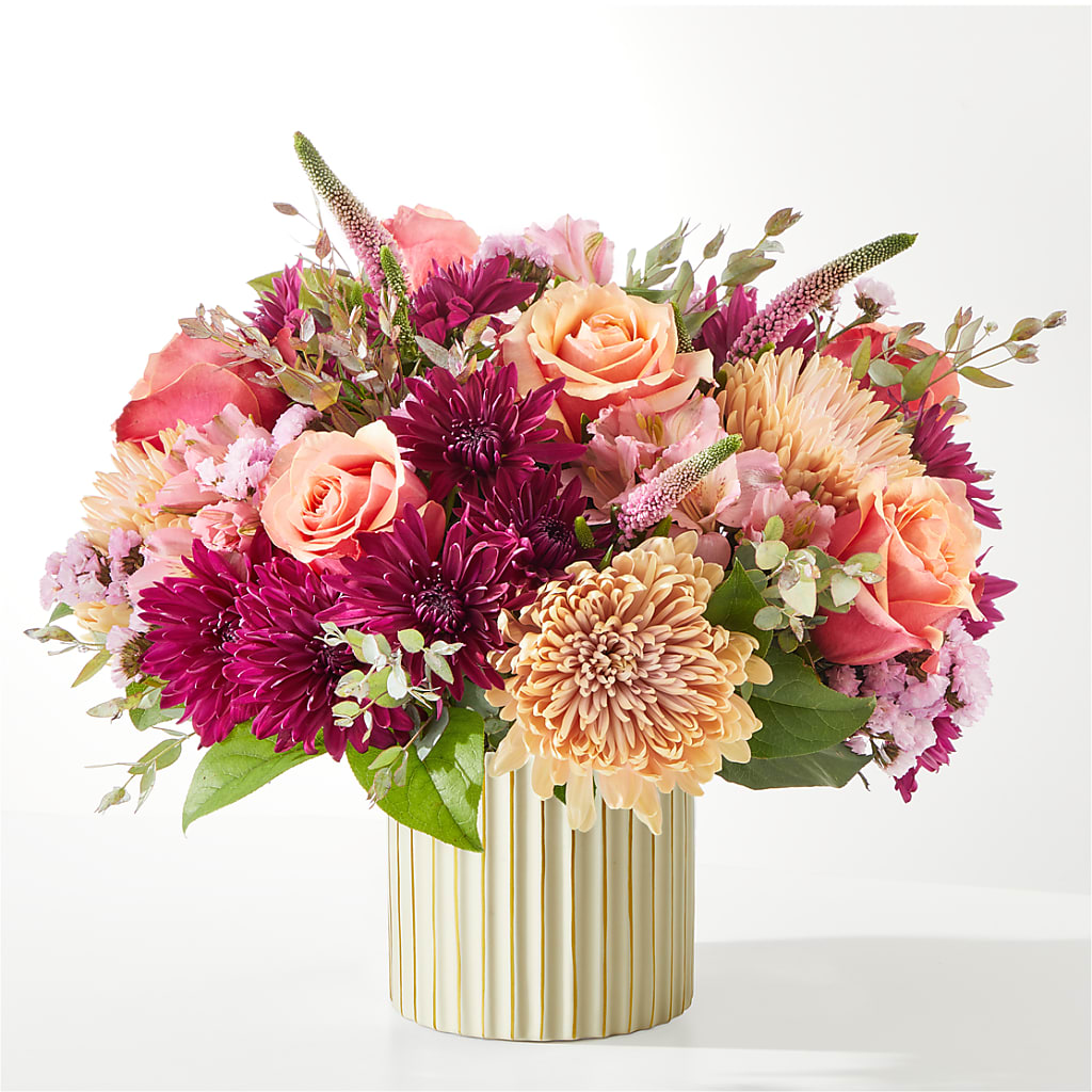 Berry Cobbler Bouquet with Ivory Vase –  The Eclectic Florist, Northwood NH