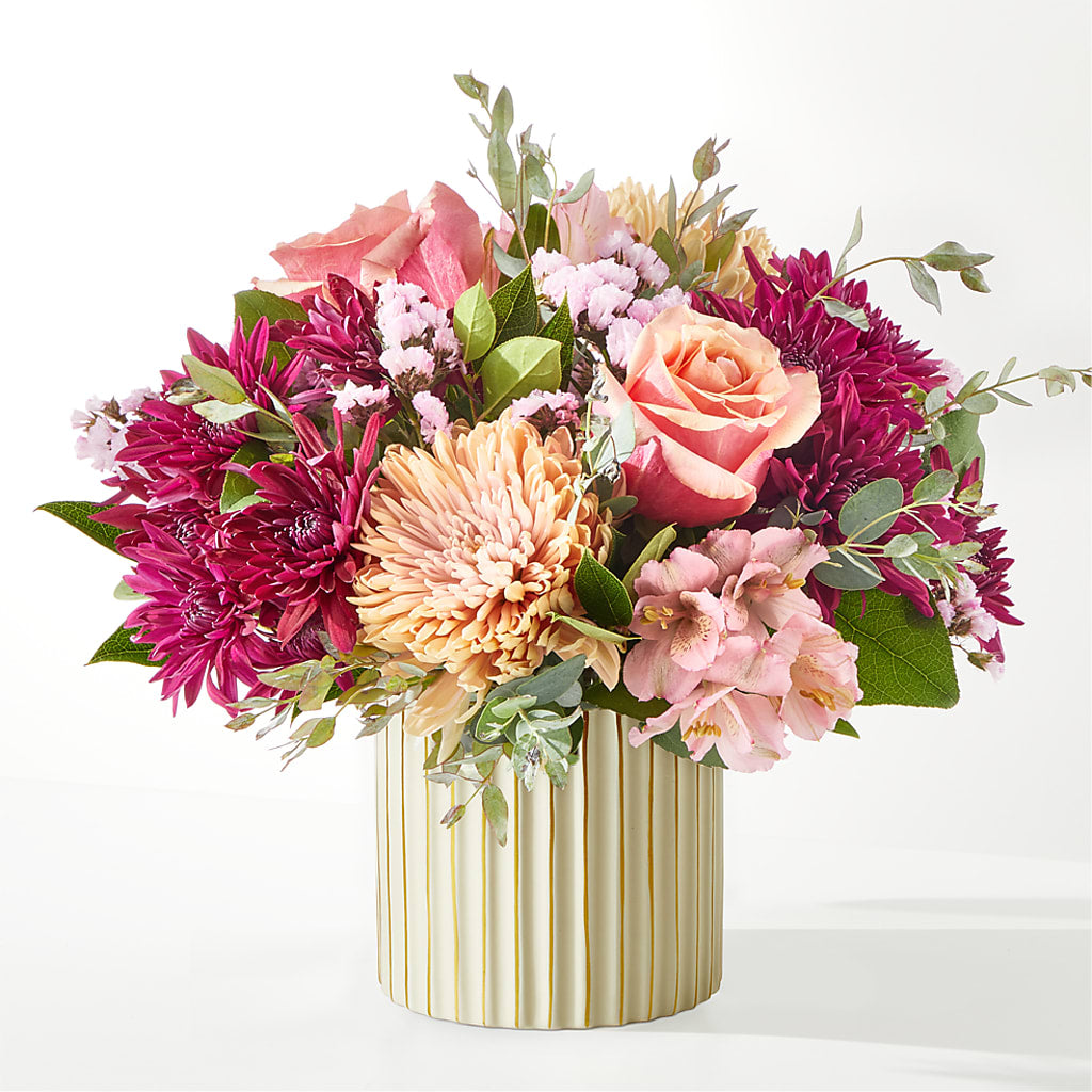 Berry Cobbler Bouquet with Ivory Vase –  The Eclectic Florist, Northwood NH