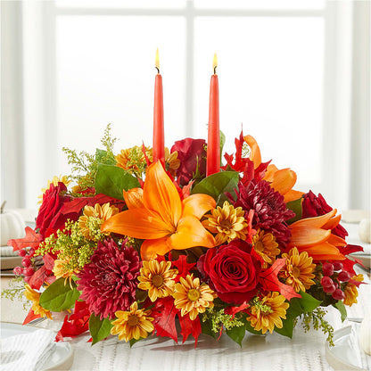 Autumn's Embrace Centerpiece –  The Eclectic Florist, Northwood NH