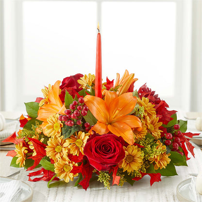 Autumn's Embrace Centerpiece –  The Eclectic Florist, Northwood NH