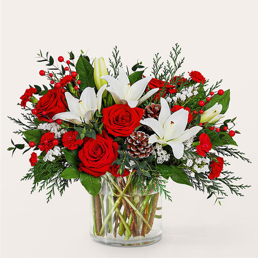 Best in Snow Bouquet –  The Eclectic Florist, Northwood NH