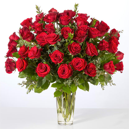 Forever Yours Fifty Stem Red Rose Bouquet –  The Eclectic Florist, Northwood NH