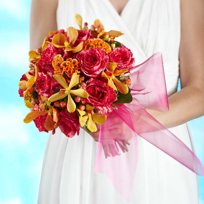 Brilliant Shades of Love Bouquet –  The Eclectic Florist, Northwood NH