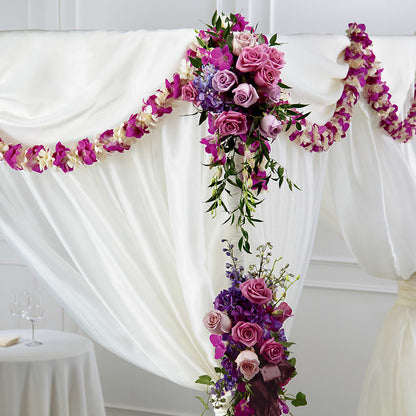 Color & Light Chuppah Decor –  The Eclectic Florist, Northwood NH